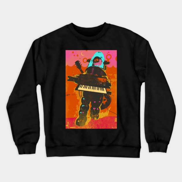 ROBOT SYNTH (FULL) Crewneck Sweatshirt by Showdeer